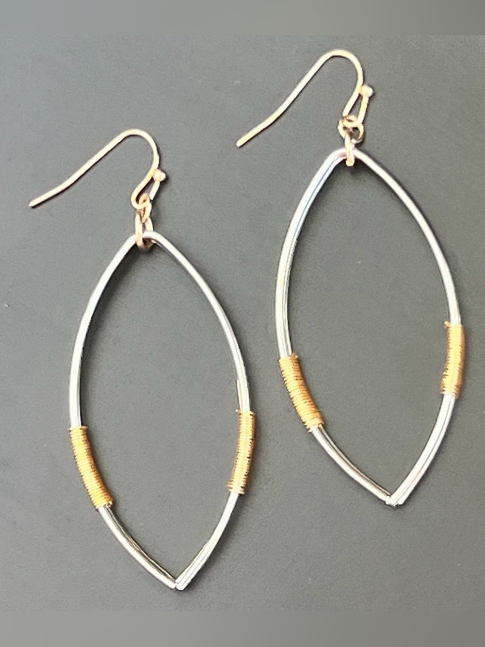 🍒3/$30 New Mixed Metal Teardrop Earrings